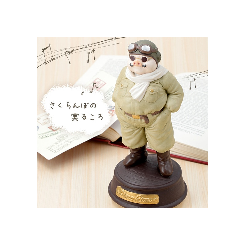 Boites à musiques - Boîte à Musique Marco dans sa tenue d’aviateur - Porco Rosso