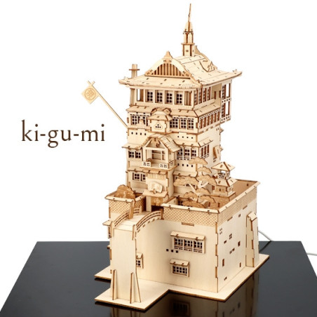 Maquetas - Modelo de madera Kigumi Aburaya - El viaje de Chihiro