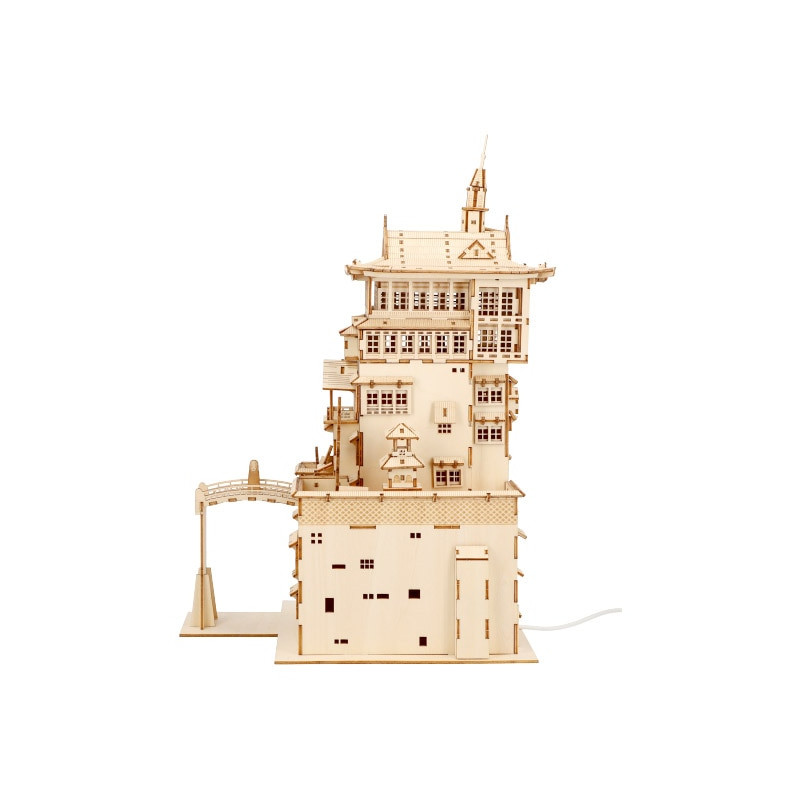 Maquetas - Modelo de madera Kigumi Aburaya - El viaje de Chihiro