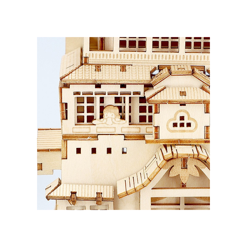 Maquetas - Modelo de madera Kigumi Aburaya - El viaje de Chihiro