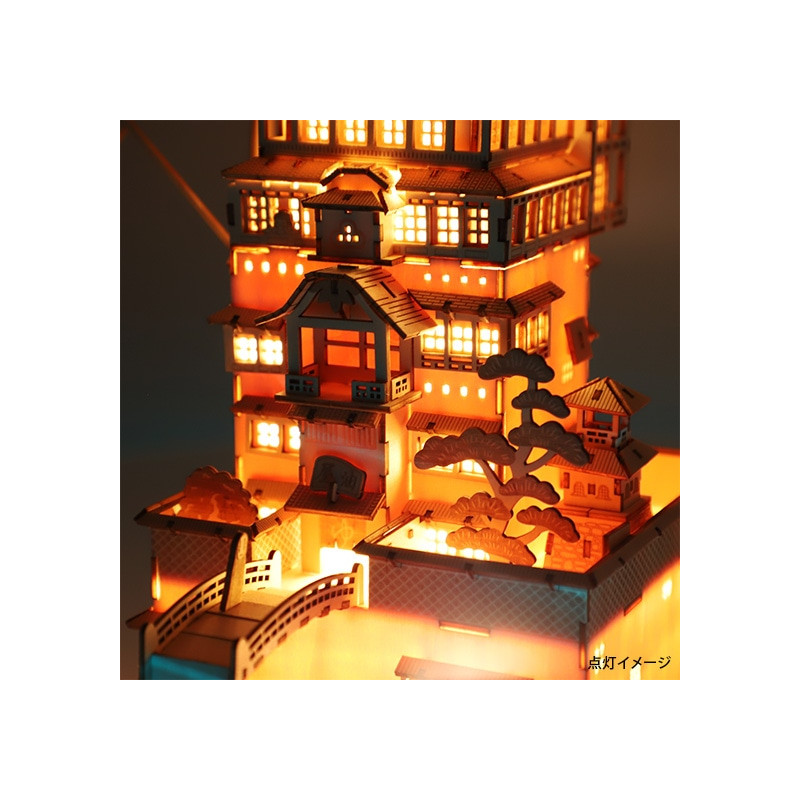 Maquetas - Modelo de madera Kigumi Aburaya - El viaje de Chihiro