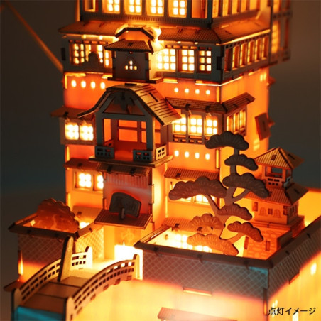 Maquetas - Modelo de madera Kigumi Aburaya - El viaje de Chihiro