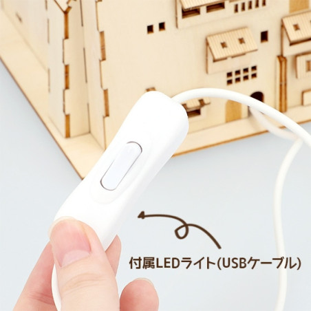 Maquetas - Modelo de madera Kigumi Aburaya - El viaje de Chihiro