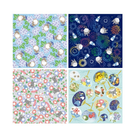 Origami - Papier Chiyogami Été 2024 - Mon voisin Totoro