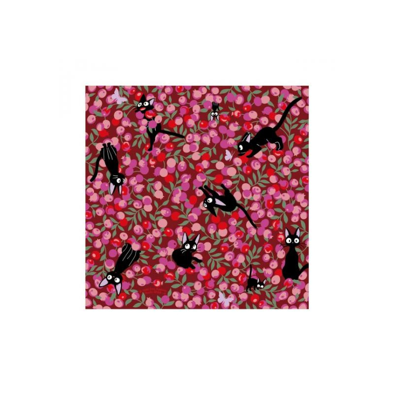 Origami - Papier Chiyogami Jiji & Fleurs - Kiki la petite sorcière