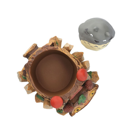 Decoraciones - Jardinera Totoro Gris y vagoneta Gatobus - Mi vecino Totoro