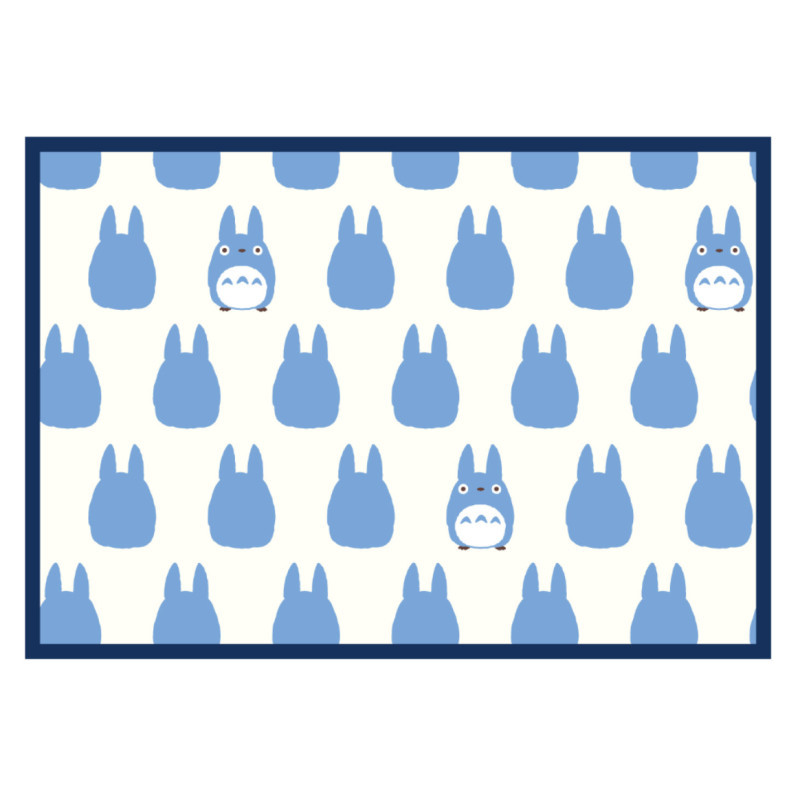 Ropa de hogar - Manta Silueta Totoro Azul 70x100 cm - Mi vecino Totoro