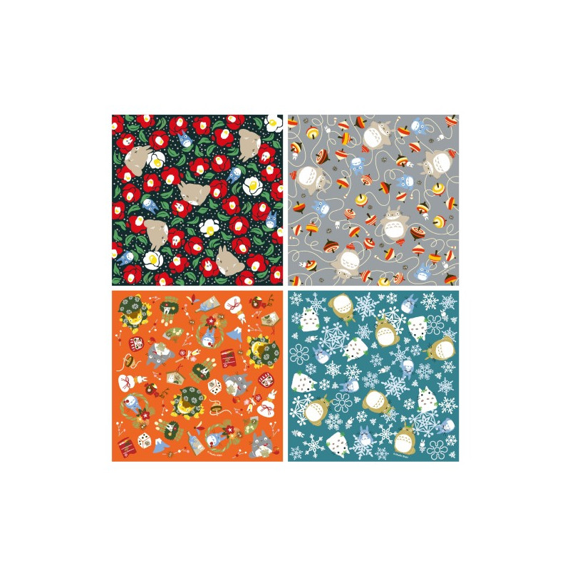 Origami - Papier Chiyogami Hiver 2024 - Mon Voisin Totoro