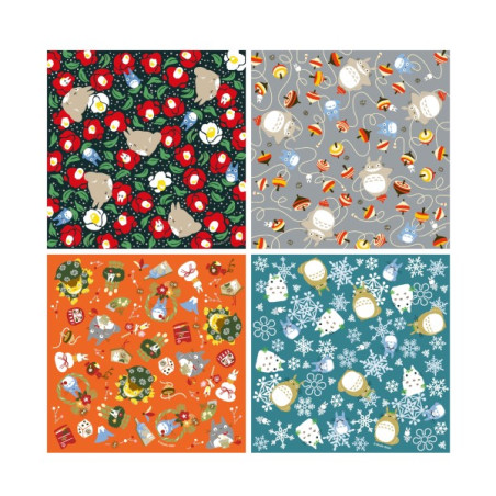 Origami - Papier Chiyogami Hiver 2024 - Mon Voisin Totoro