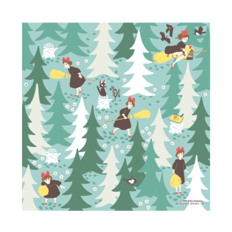 Origami - Papier Chiyogami 2024 - Kiki la petite sorcière