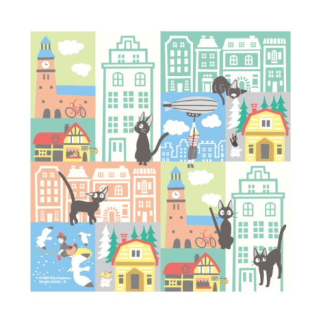 Origami - Papier Chiyogami 2024 - Kiki la petite sorcière