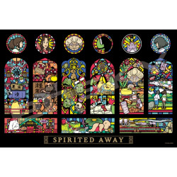 Jigsaw Puzzles - Stained glass Puzzle 1000P Aburaya Characters gallery - Spirited Away