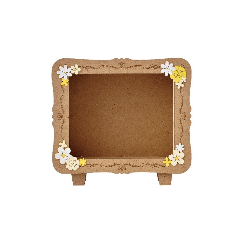 Théâtres de papier - Cadre Théâtre de papier Fleur 100x80x42mm - Studio Ghibli