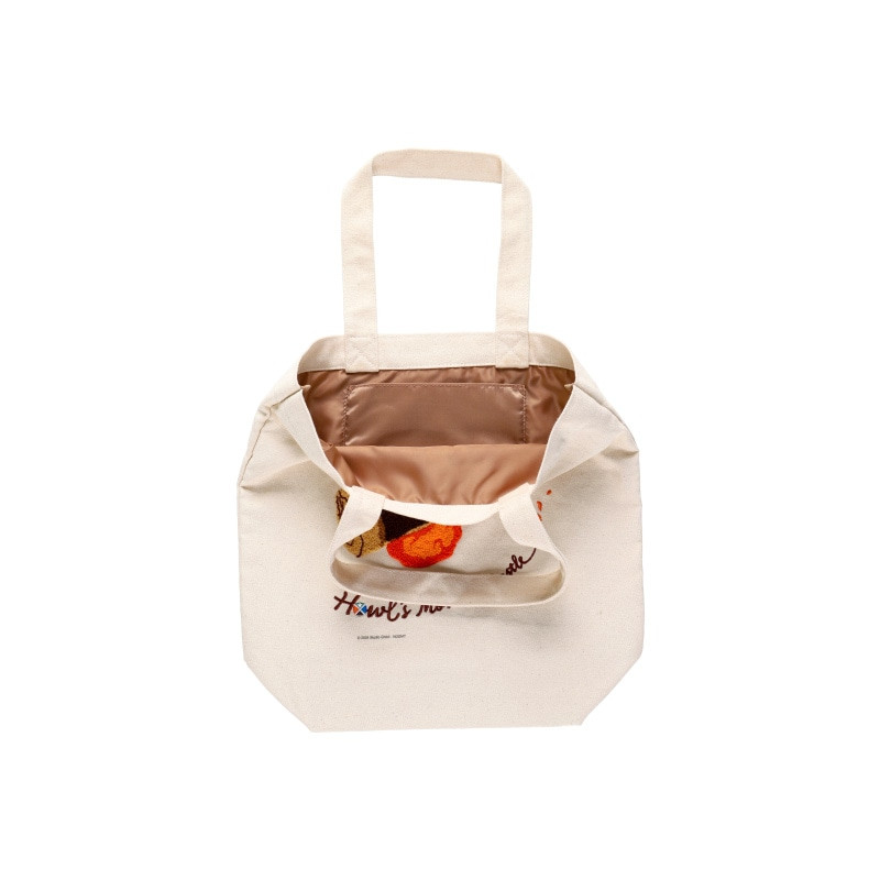 Sacs - Tote bag Brodé Calcifer - Le Château ambulant