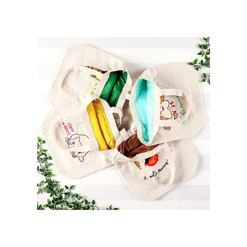 Sacs - Tote bag Brodé Calcifer - Le Château ambulant