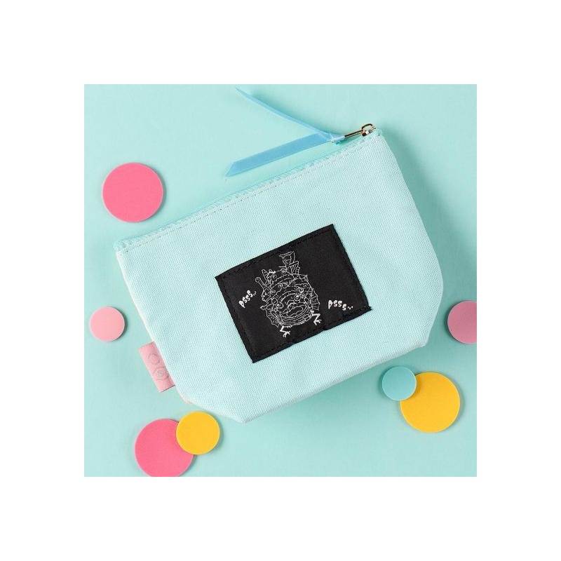 Classement - Trousse brodée Calicifer - Le Château ambulant