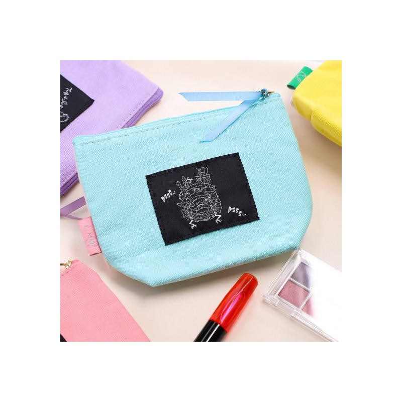 Classement - Trousse brodée Calicifer - Le Château ambulant