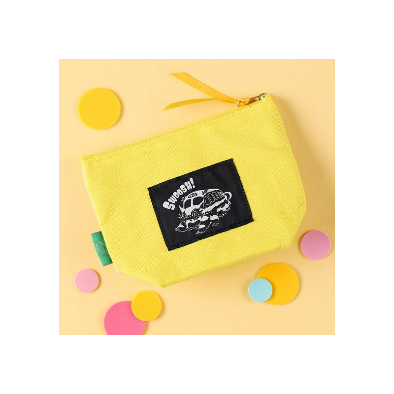 Classement - Trousse brodée Totoro Gris et Bleu - Mon Voisin Totoro