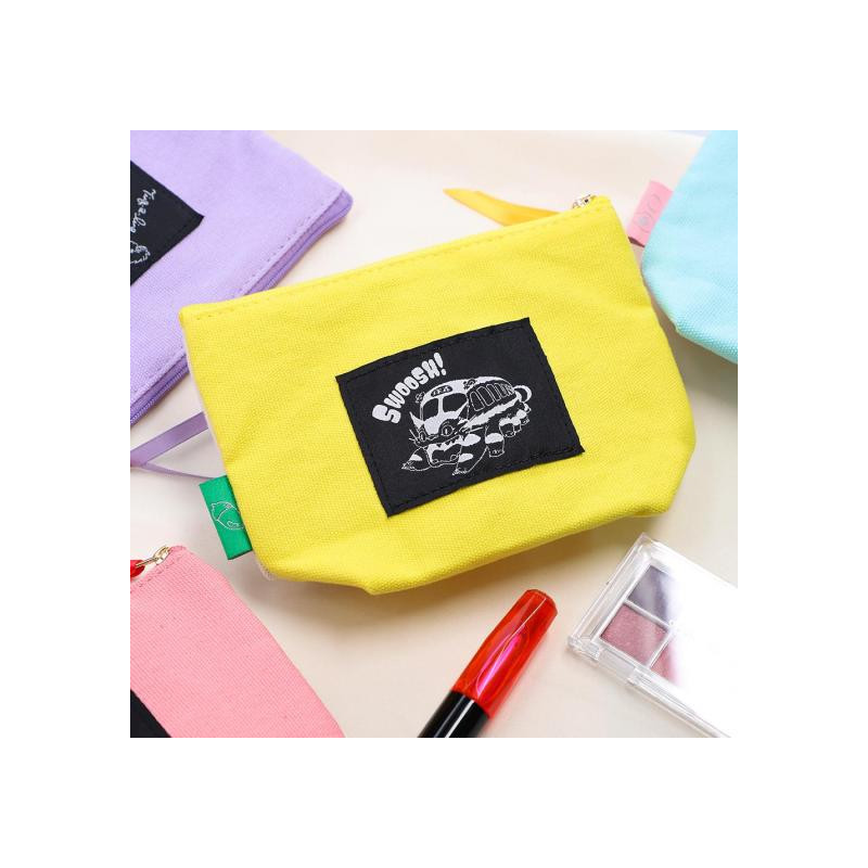 Classement - Trousse brodée Totoro Gris et Bleu - Mon Voisin Totoro