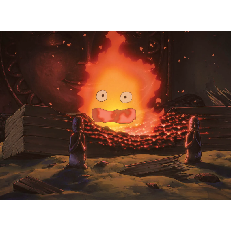 Postales y papel de cartas - Colección de 30 postales - El castillo ambulante