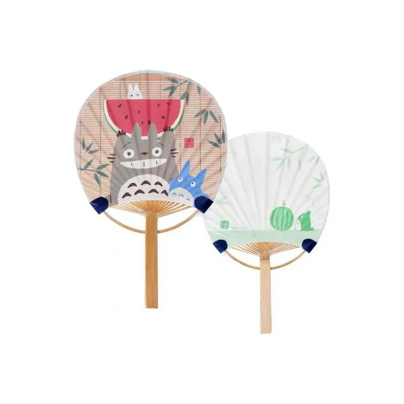 Accessories - Bamboo Fan & Letter Set Totoro with Watermelon - My Neighbor Totoro