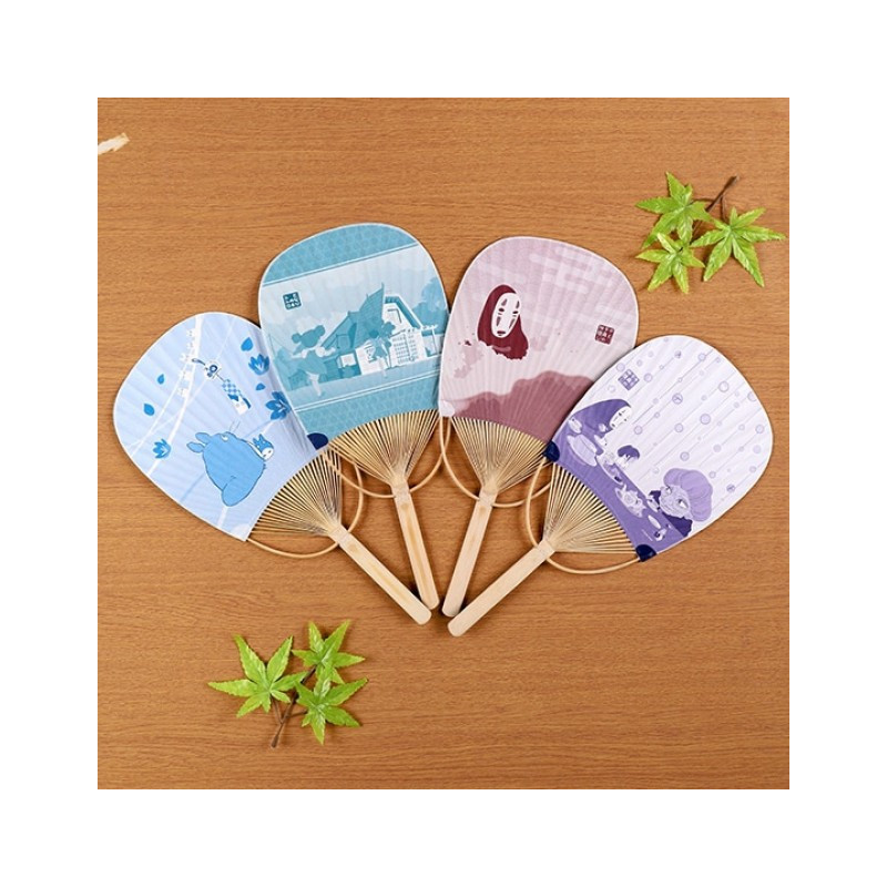 Accesorios - Abanico de bambú Chihiro & Sin Cara en el tren - El viaje de Chihir