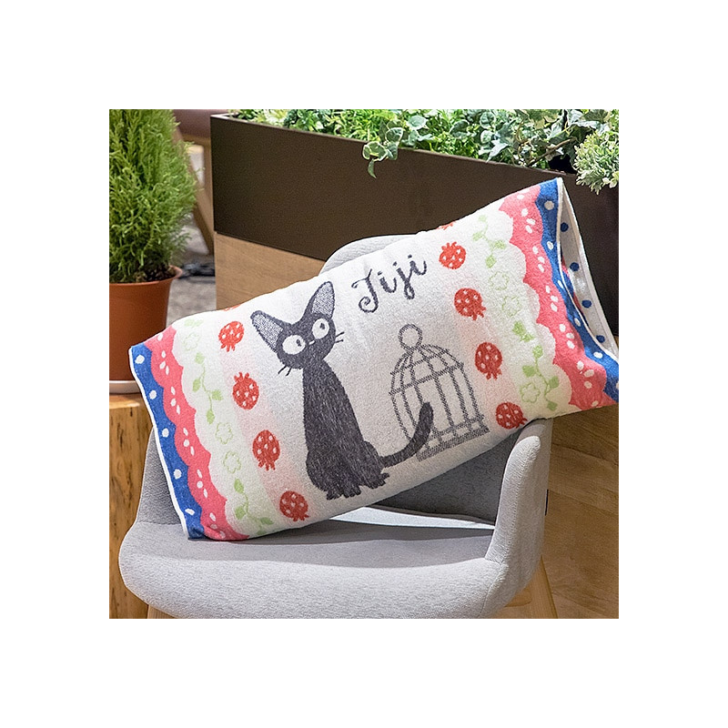 Ropa de hogar - Funda de almohada Jiji Fresa - Nicky, la aprendiz de bruja
