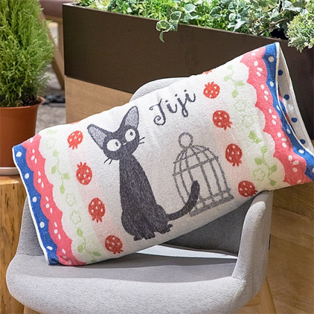 Ropa de hogar - Funda de almohada Jiji Fresa - Nicky, la aprendiz de bruja