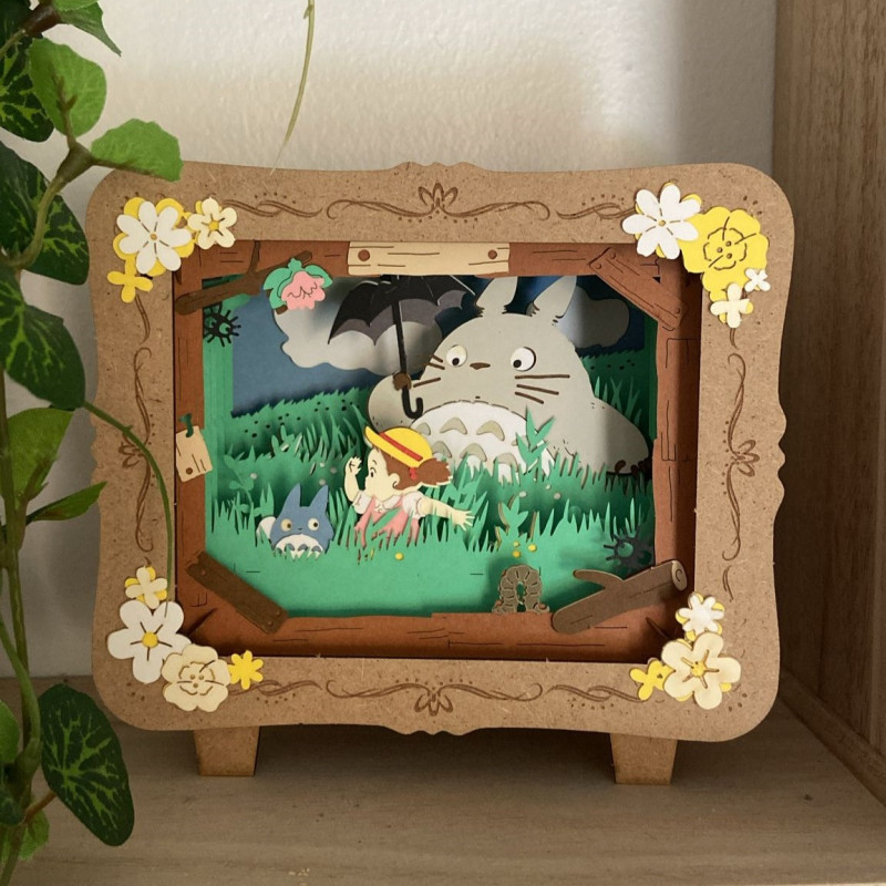 Paper Theaters - Paper Theater Totoro in the field - My Neighbor Totoro