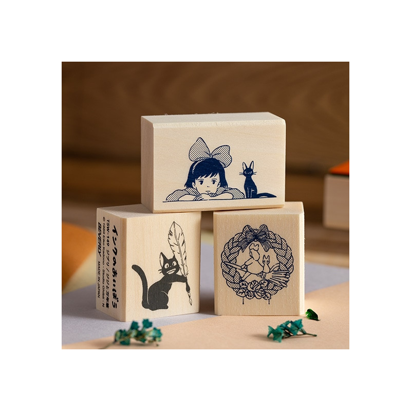 Petit matériel - Tampon en bois Couronne de pain - Kiki la petite sorcière