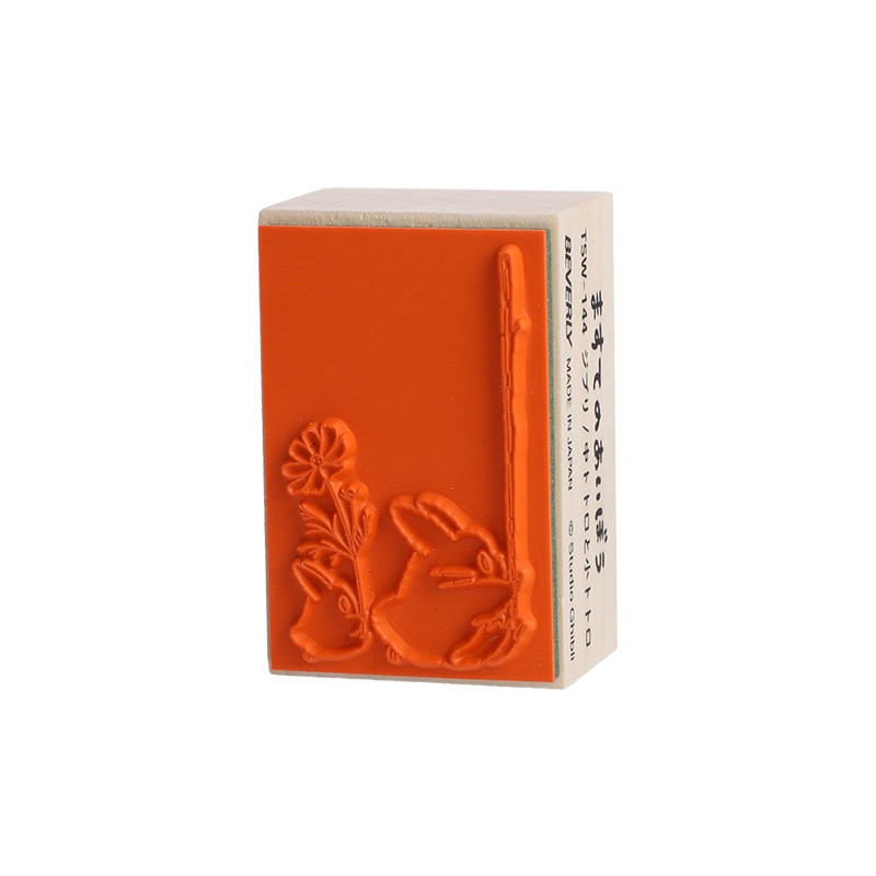 Accesorios de escritorio - Sello de madera Totoro Azul y Blanco - Mi vecino Totoro