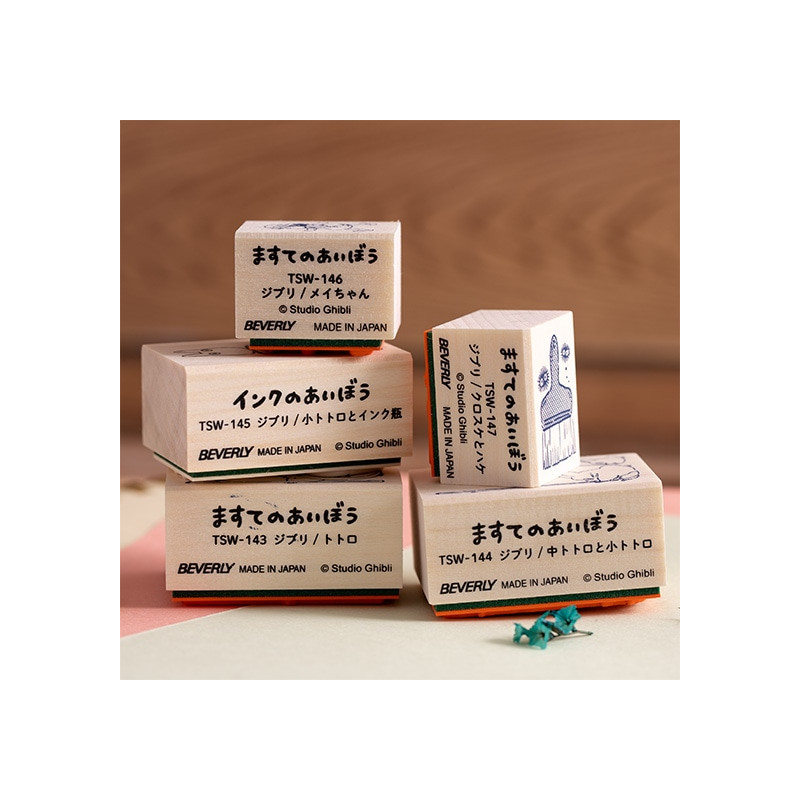 Small equipment - Totoro Wood stamp - My Neighbor Totoro