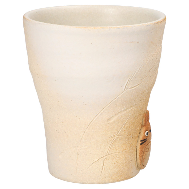 Porcelana japonesa - Taza Shigariki Totoro blanca hecha a mano - Mi vecino Totoro