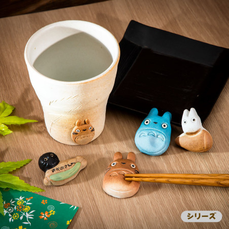 Porcelana japonesa - Taza Shigariki Totoro blanca hecha a mano - Mi vecino Totoro
