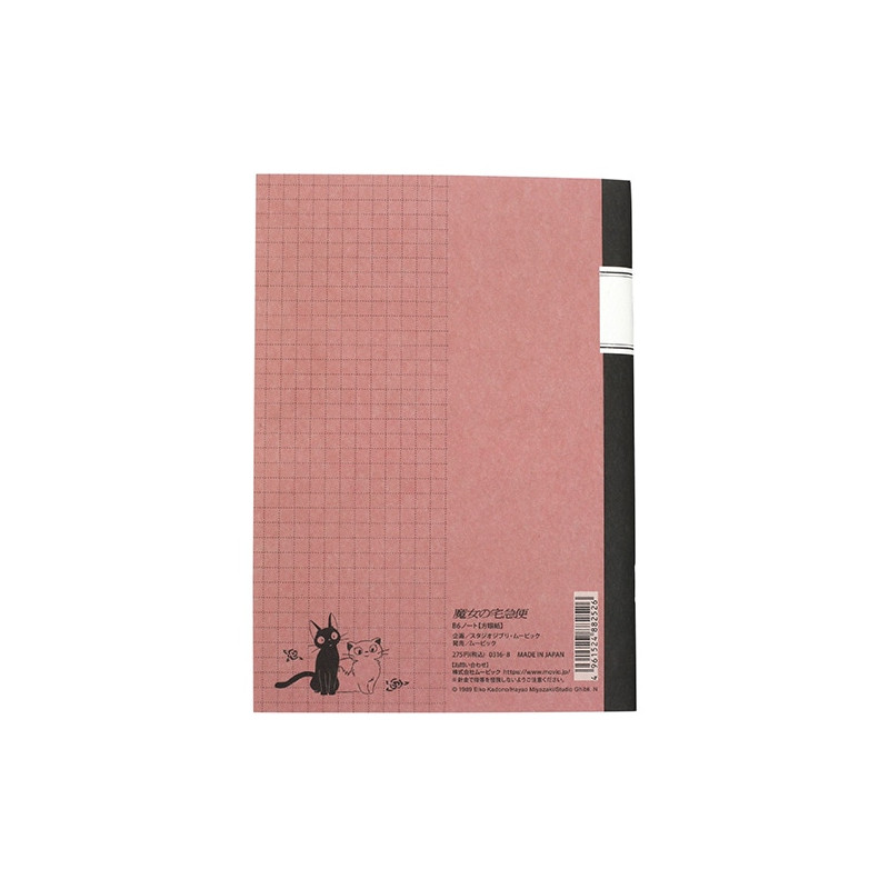 Carnets et Cahiers - Carnet rétro B6 carreaux - Kiki la petite sorcière