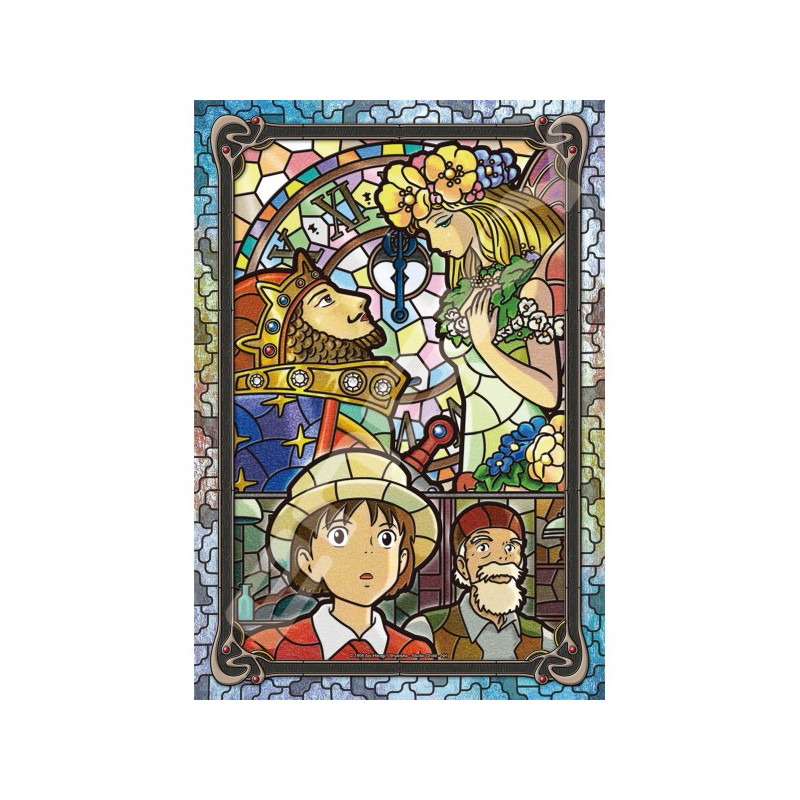 Puzzles - Puzzle Vitrail 300P Horloge de Chikyuya - Si tu tends l'oreille