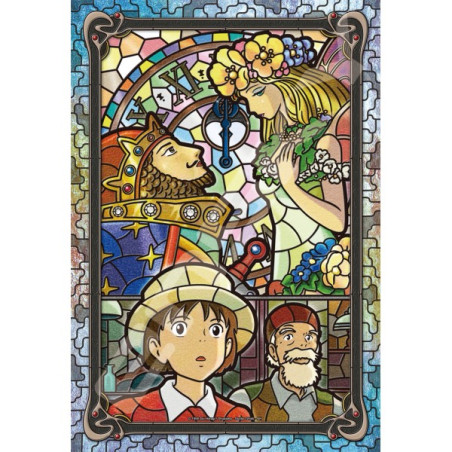 Puzzles - Puzzle Vitrail 300P Horloge de Chikyuya - Si tu tends l'oreille