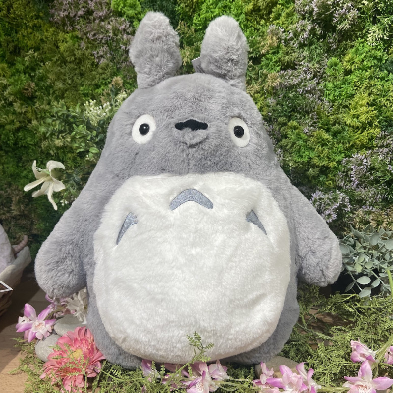 Peluches Classiques - Peluche Funwari Totoro Gris L - Mon Voisin Totoro