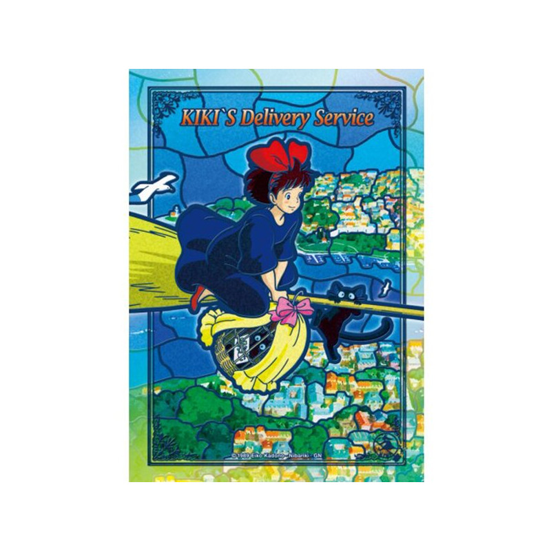 Puzzles - Puzzle Vitrail 208P Kiki en service - Kiki's Delivery Service