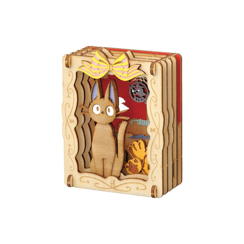 Paper Theaters - Paper Theater Wood Style Jiji Bakery - Kiki’s Delivery Service