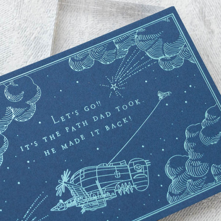 Postales y papel de cartas - Tarjeta de felicitación - El castillo en el cielo