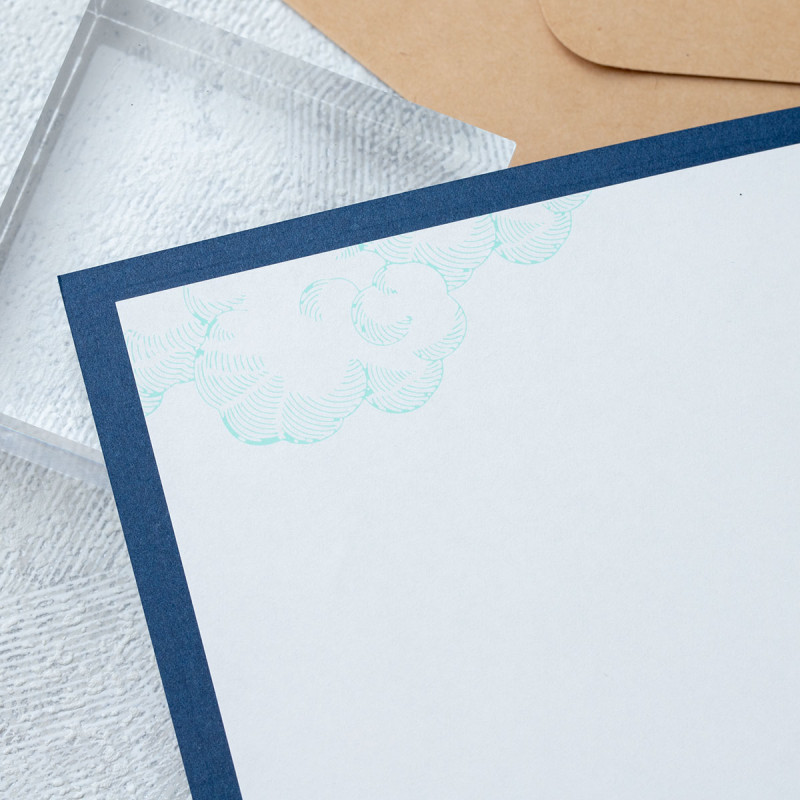 Postales y papel de cartas - Tarjeta de felicitación - El castillo en el cielo