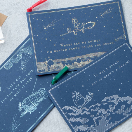 Postales y papel de cartas - Tarjeta de felicitación - El castillo en el cielo