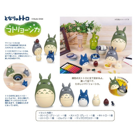 Jouets - Poupées Russes à Collectionner - Mon Voisin Totoro