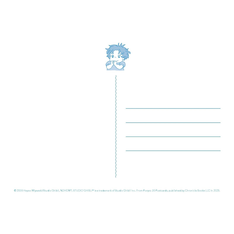 Cartes postales et Papier à lettres - Collection 30 cartes postales - Ponyo sur la falaise