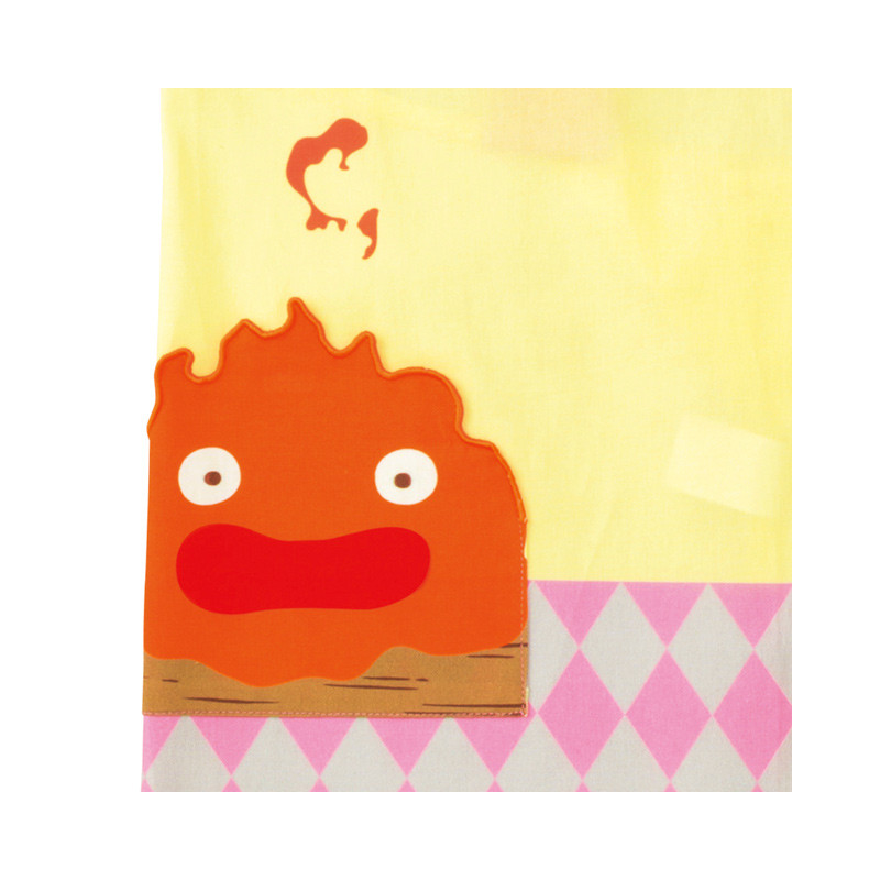 Cuisine et vaisselle - Tablier Calcifer & Fleur 85x100 cm - Le Château ambulant