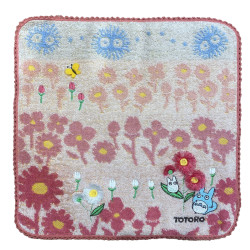 Linge de maison - Mini Serviette Fleurs du printemps 25x25 cm - Mon Voisin Totoro