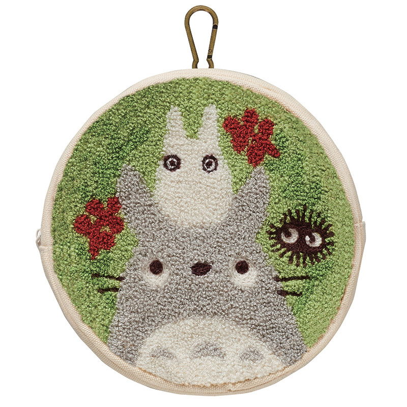 Accessories - Round pouch Totoro & Soot Sprites - My Neighbor Totoro