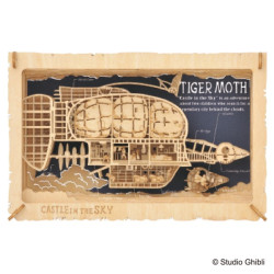 Théâtres de papier - Théâtre de papier Style bois Tiger Moth - Le Château dans le ciel