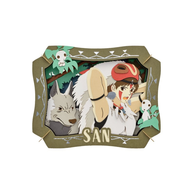 Théâtres de papier - Théâtre de papier San - Princesse Mononoké